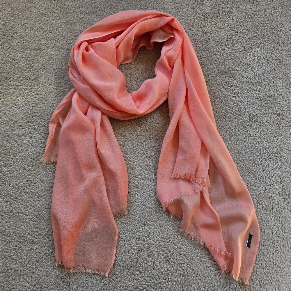 J. Crew Lightweight Silky Soft Scarf Pink